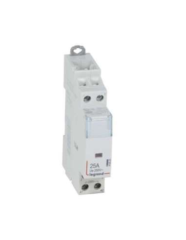 Contactor con bobina 230 V~ - 2P - 250 V~ - 25A - 2 NA - 1 módulo - A000987074 LEGRAND 412523