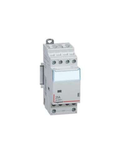 Contactor con bobina 230 V~ - 4P - 400 V~ - 25A - 4 NA - 2 módulos - A000987078 LEGRAND 412535