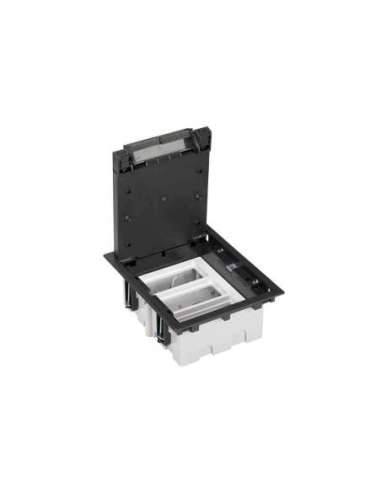 Caja de suelo regulable para 6 elementos en instalación de suelo técnico grafito Simon - A000990082 CON_CON 52050103-038