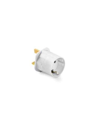 Adaptador inglés/europeo 10A 250V diámetro 4 - A000990598 FAMATEL 1407