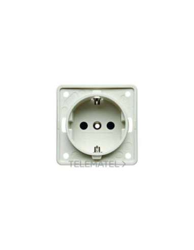 Toma corriente schuko para tornillo con dispositivo blanco polar - A001009404 HAGER 941952502