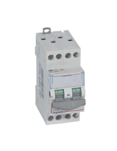 Interruptor seccionador DX³ -IS - 4P - 400 V~ - 20A - 2 módulos - A001085193 LEGRAND 406477