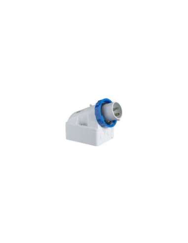 PratiKa industrial plug - 16 A - 2P + E - 200...250 V AC - IP67 - A001117528 SCHNEIDER ELECTRIC 83554