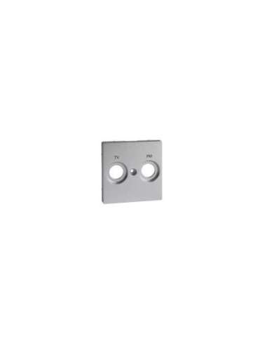 Caratula Toma TV/FM elegance Aluminio MTN299560 - A001134799 SCHNEIDER ELECTRIC MTN299560