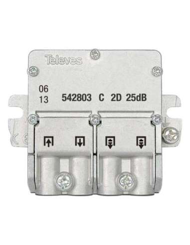 Mini derivación 5 2400MHz Easyf 2D 25dB C - A001188472 TELEVES 542803