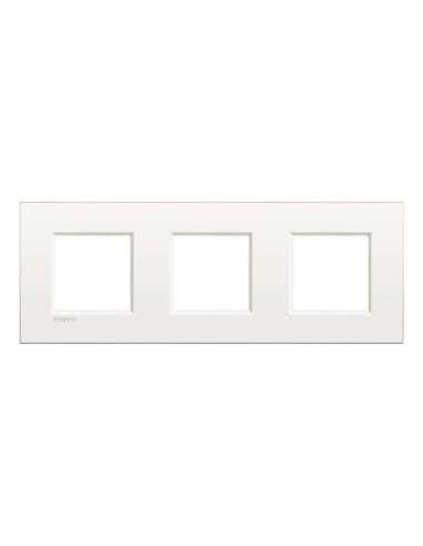 Placa embellecedora Livinglight AIR de color Blanco - 2 x 3 módulos - A001189494 BTICINO LNE4802M3BN