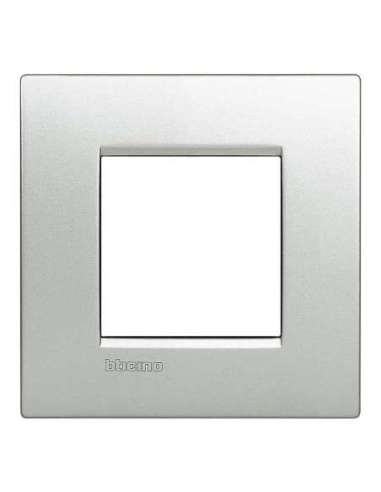 Placa embellecedora Livinglight AIR de color Tech - 2 módulos - A001189516 BTICINO LNE4802TE