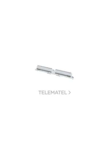 BLOQUE DE TERMINALES DE TORNILLO Y/O PRESIÓN - 80A - IP20 - UNIPOLAR - POLO 1 N/T (3X16 - A001445075 GEWISS GW40418U