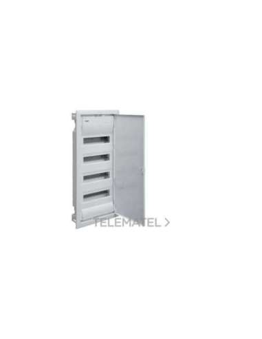 Caja empotrar pared hueca golf VH 4 filas con 48 módulos puerta blanca - A001445939 HAGER VH48EP