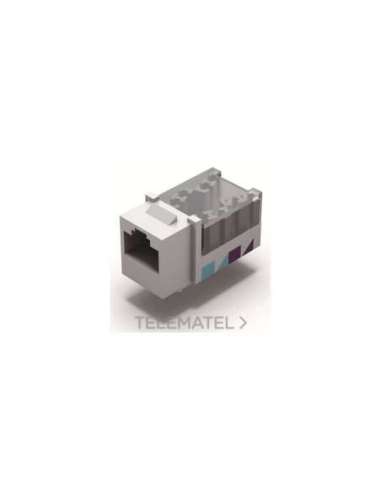 Conector Keystone RJ45 Cat6 hembra - A001452584 NIESSEN T2046 (EMBALAJE DE 5 UNIDADES)