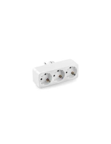 Adaptador triple toma tierra frontal 16A 250V - A001462175 FAMATEL 1330 (EMBALAJE DE 8 UNIDADES)