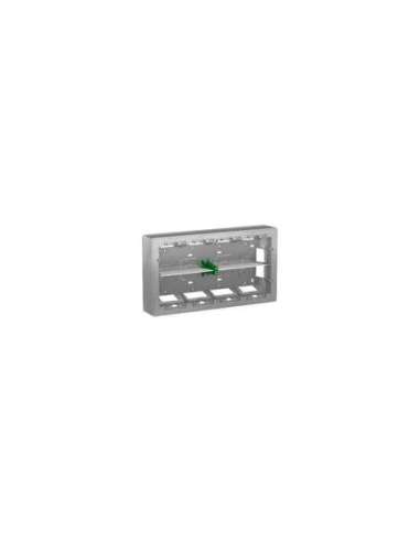 New Unica System - Caja superficie 2x10 módulos Aluminio - A001609646 SCHNEIDER ELECTRIC NU821030