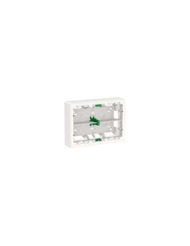 New Unica System - Caja superficie 2x8 módulos Blanco activo - A001609648 SCHNEIDER ELECTRIC NU821820