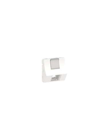 New Unica Caratula RJ45 2 mod Keyst inclinada Pol. - A001609722 SCHNEIDER ELECTRIC NU946418