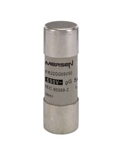 690V CP 22X58 GG 50A S/I FS FR22GG69V50 - A001616433 MERSEN P214626 (EMBALAJE DE 10 UNIDADES)