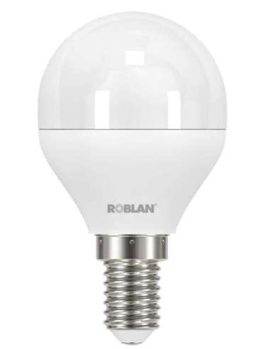 LÁMPARA LED ESFÉRICA 6W E14 BLANCO 6500K 470LM - A001701382 ROBLAN SKYA15BE14