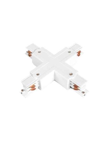 CONECTOR EN X TK BLANCO - A001701631 ROBLAN TRACKXB