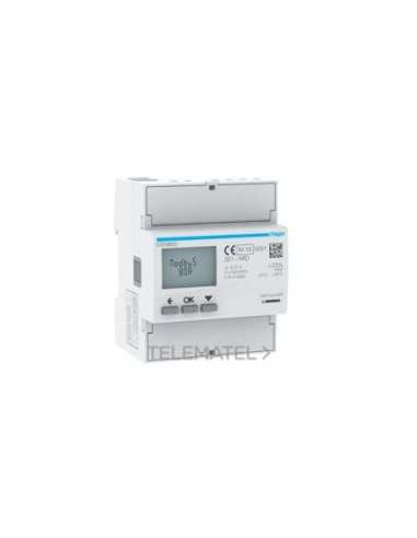 Contador de energía 3F direct 80A 4M modbus MID - A001703504 HAGER ECR380D