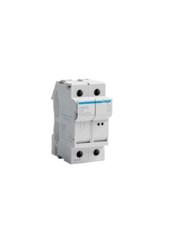 Portafusible seccionable tipo L38 1P+N 20A 690V - A001703519 HAGER LSN512 (EMBALAJE DE 6 UNIDADES)