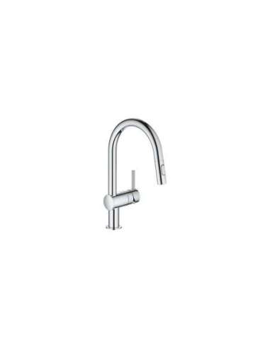 MONOMANDO FREGADERO MINTA CAÑO C EXTRAÍBLE CROMO MATE - A002038338 GROHE 32321002