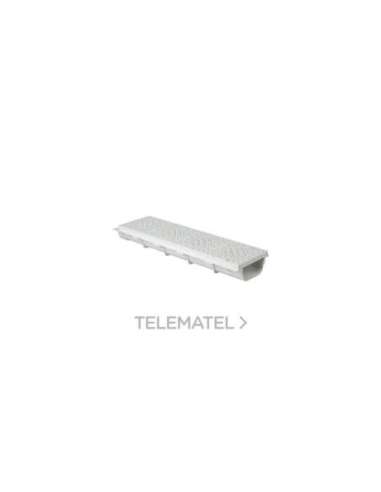 CANALETA CON REJILLA S322 500MM BLANCO - A002860989 JIMTEN 029048 (EMBALAJE DE 10 METROS)