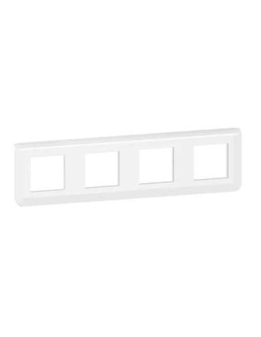 Placa Mosaic - 4x2 módulos - Horizontal - Blanco - A003863718 LEGRAND 078808L (EMBALAJE DE 2 UNIDADES)