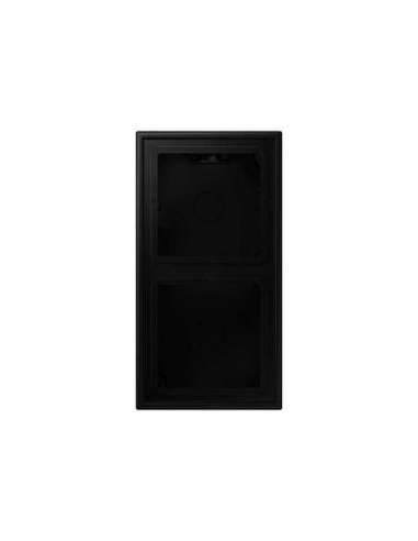 Marco doble LS CUBE negro mate - A004513984 JUNG LS582ASWM