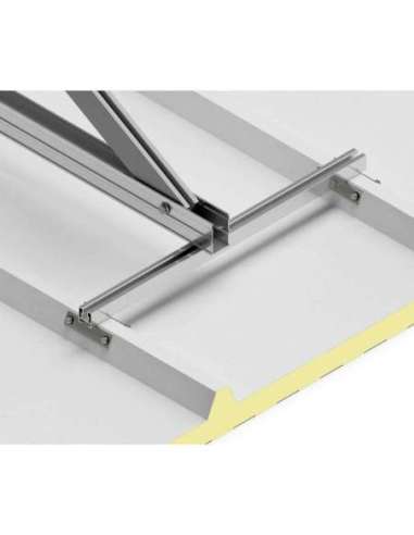 FIJACIÓN TRIÁNGULO A CHAPA METÁLICA S38 500MM EN ALUMINIO CRUDO (CAJA 20U) - A004728838 SUNFER 12560