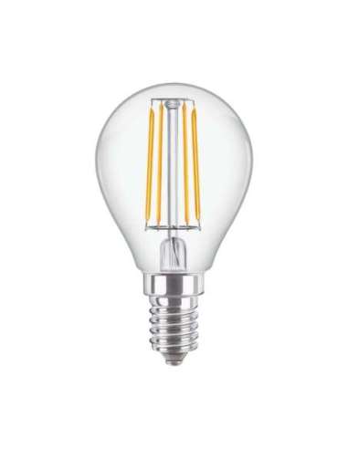 Lámpara LED CorePro LED Luster ND 4.3-40W E14 827 P45 CL G - A004956104 PHILIPS 34730400 (EMBALAJE DE 10 UNIDADES)