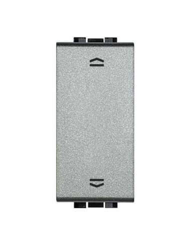 Pulsador doble Livinglight interblocado para persianas - 1 módulo - Tech - A005091070 LEGRAND NT4037N (EMBALAJE DE 10 UNIDADES)