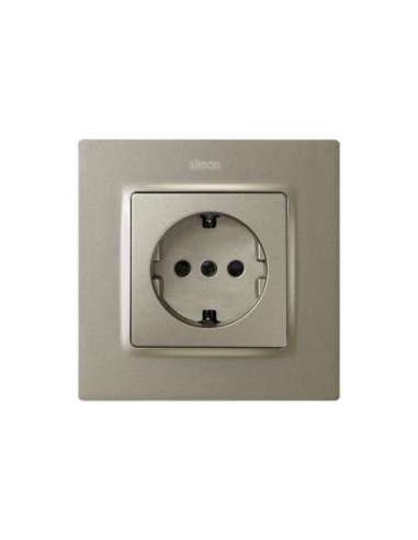 Tapa con dispositivo de seguridad para base de enchufe schuko cava Simon 82 Concept - A005119115 SIMON 8200041-094