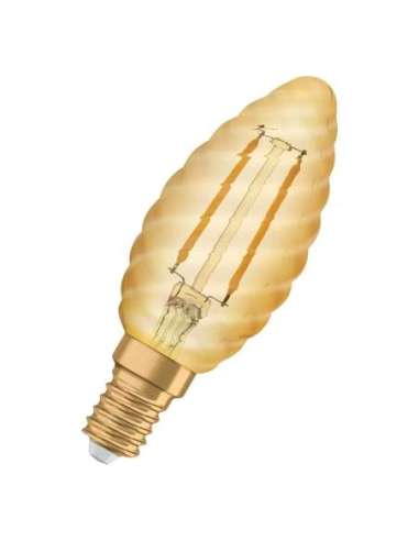 Lámpara LED Vintage 1906 LED CL BW FIL GOLD 22 non-dim 2