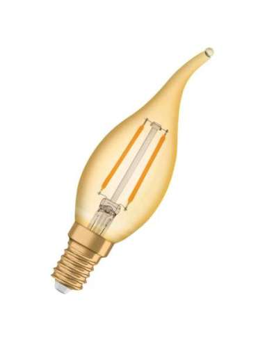 Lámpara LED Vintage 1906 LED CL BA FIL GOLD 22 non-dim 2