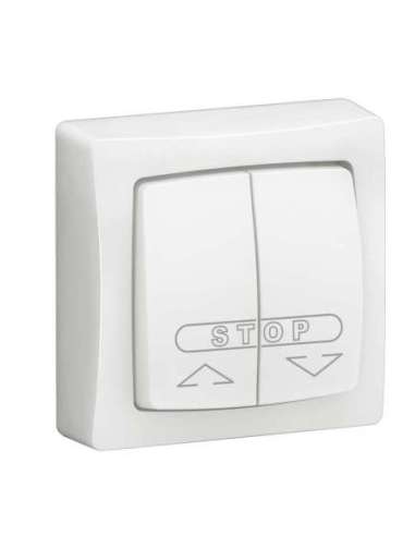 Pulsador doble para persianas - Oteo - monobloc - Blanco - A006920784 LEGRAND 086010L (EMBALAJE DE 10 UNIDADES)