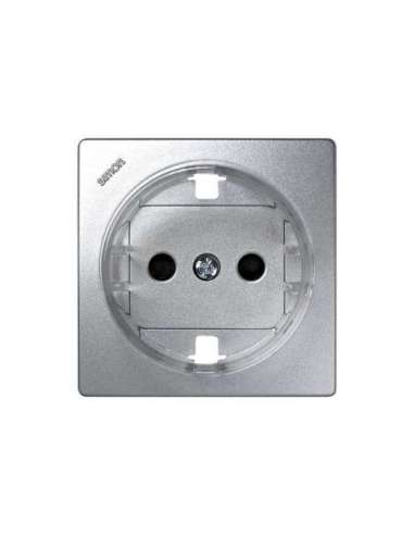 Tapa con dispositivo de seguridad para la base de enchufe schuko aluminio Simon 73 Loft - A000038761 SIMON 73041-63