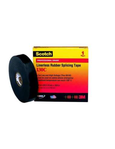 Scotch® 130C Cinta Autosoldable SIN LINER 19mm x 9.1m 7000006085 - A001664546 3M 130C (EMBALAJE DE 24 UNIDADES)