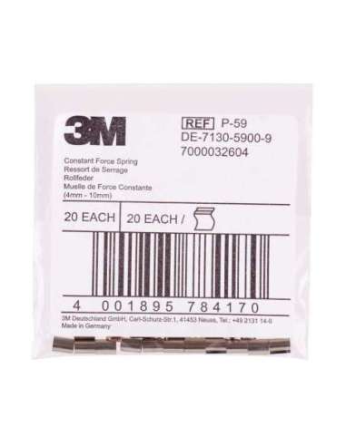 3M™ P-59 CFS-00 Muelle de Fuerza Constante 7000032604 - A001665079 3M P59 (EMBALAJE DE 20 UNIDADES)