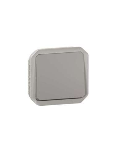 Pulsador NA+NC Plexo modular - 10A - Gris LEGRAND 069541L (EMBALAJE DE 5 UNIDADES)