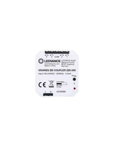 Sistema gestión SGI VIVARES ZB COUPLER LED_LED 4058075463806 (EMBALAJE DE 10 UNIDADES)