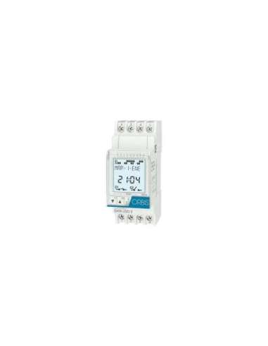 DATA LOG 12 V CA/CC.INTERRUPTOR HORARIO DIGITAL 1 CIRC.CONMUT.DIA/SEM. 40 MEMO.CAMBIO V - A000889817 ORBIS OB174072