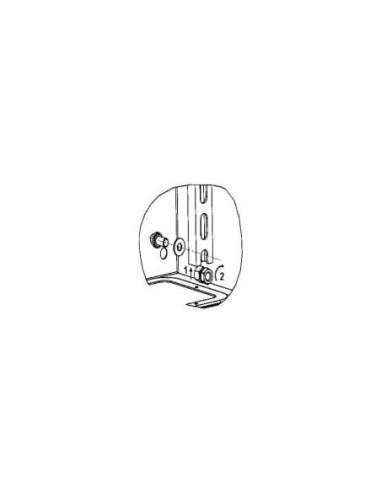 Symmetrical mounting chassis (6 rails)for enclosure dimensions H800xW600mm - A001137509 SCHNEIDER ELECTRIC NSYMD86