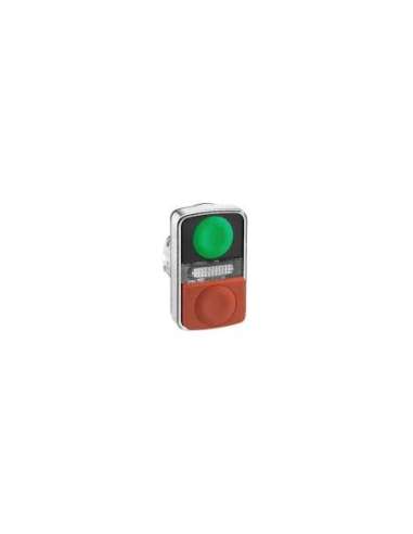 Botones metal doble con pila - A001149547 SCHNEIDER ELECTRIC ZB4BW7L3740