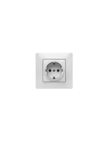 Toma de corriente HABITAT 15 16A 250V blanco (blíster) - A005146621 FAMATEL 9123