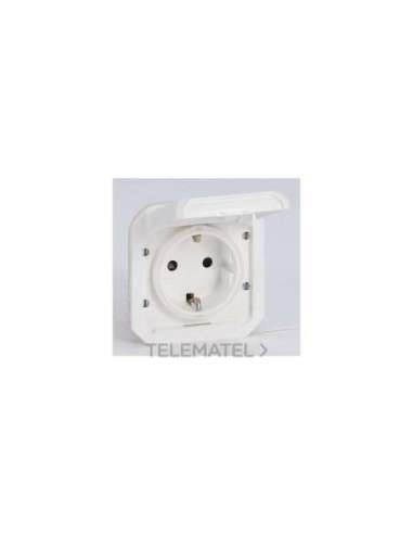 Base de corriente modular Plexo IP 55 - 2P+T - Blanco - Embornamiento con tornillos - A006743369 LEGRAND 069639L