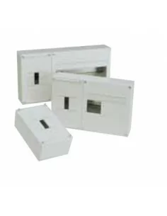 Caja distribucion electrica Superficie IP30 de 24 modulos Blanco