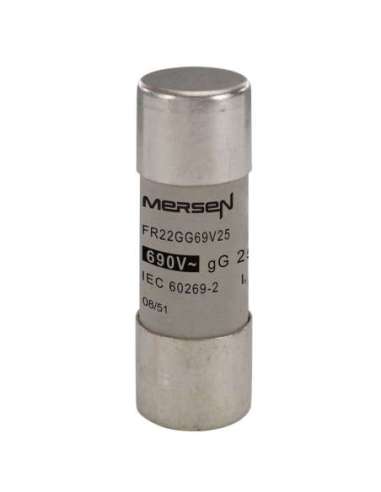 690V CP 22X58 GG 25A S/I FS FR22GG69V25 - A001616361 MERSEN N212072 (EMBALAJE DE 10 UNIDADES)