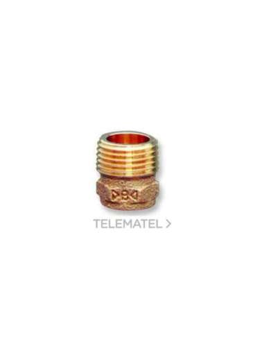 ADAPTADOR H-M 4243G DIÁMETRO 15X3/4 BRONCE IBP ATCOSA 4243G015006000 (EMBALAJE DE 10 UNIDADES)