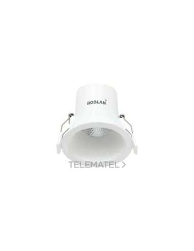 DOWNLIGHT LED ALL IN 6W 200-240V 480LM 3000K 81X79MM TRIAC DIMABLE BLANCO ROBLAN ALLINR2051BCC