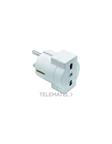 ADAPTADOR SENCILLO - 2P+T 16A NORMA ALEMANA - SALIDA 2P+T 16A NORMA ITALIANA/ALEMANA - - A000170317 GEWISS GW28415