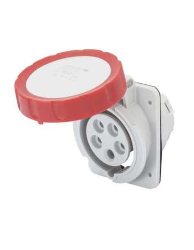 BASE FIJA DE EMPOTRAR A 10° HP - IP66/IP67 - 3P+N+T 16A 380-415V 50/60HZ - ROJO - 6H - - A001065848 GEWISS GW62232H